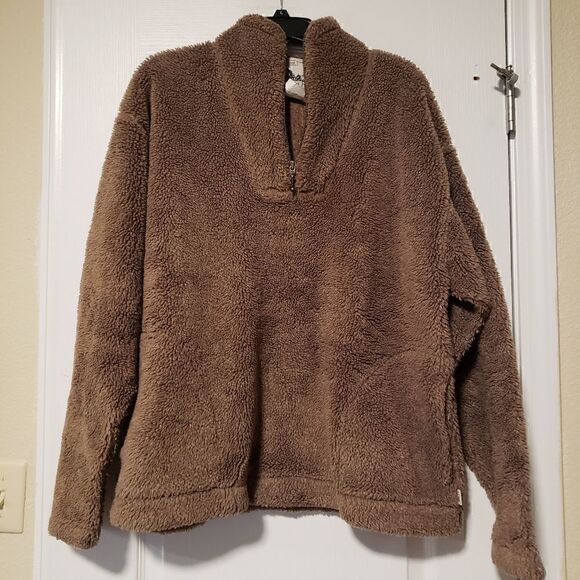 unlimited Quest Sweaters - Unlimited Quest Clothing fuzzy sherpa sweater L made in Canada